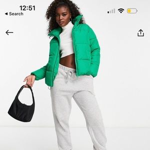 Green Puffer Jacket